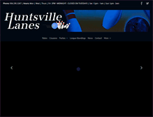 Tablet Screenshot of huntsvillelanes.com